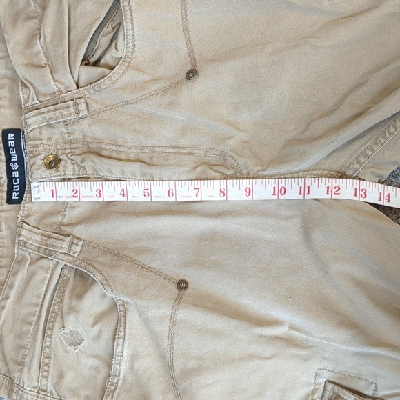 Roca Wear men's beige size 36 cargo pants - Picture 4 of 16